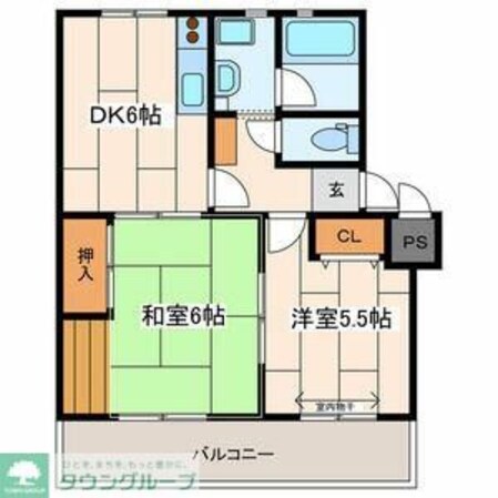 サニーヴィラの物件間取画像